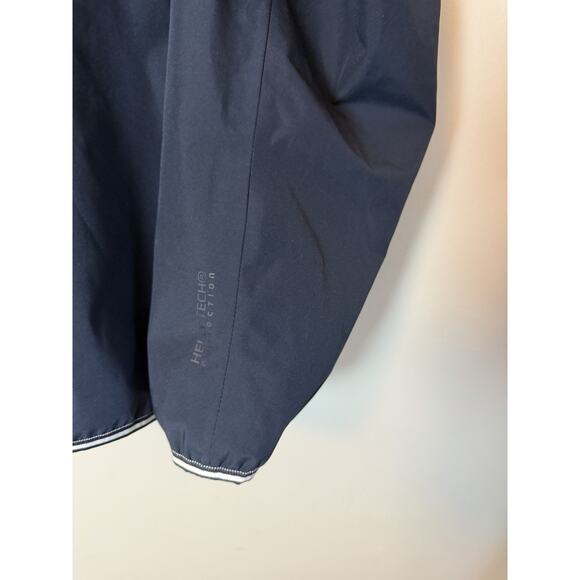 Helly Hansen Women's Koster Rain Jacket XL Navy Hooded Waterproof Rain Coat NWT - Picture 11 of 15